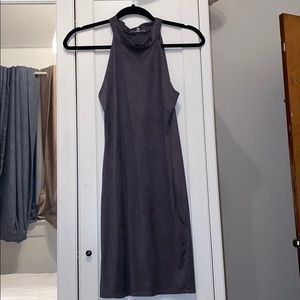 Grey bodycon dress